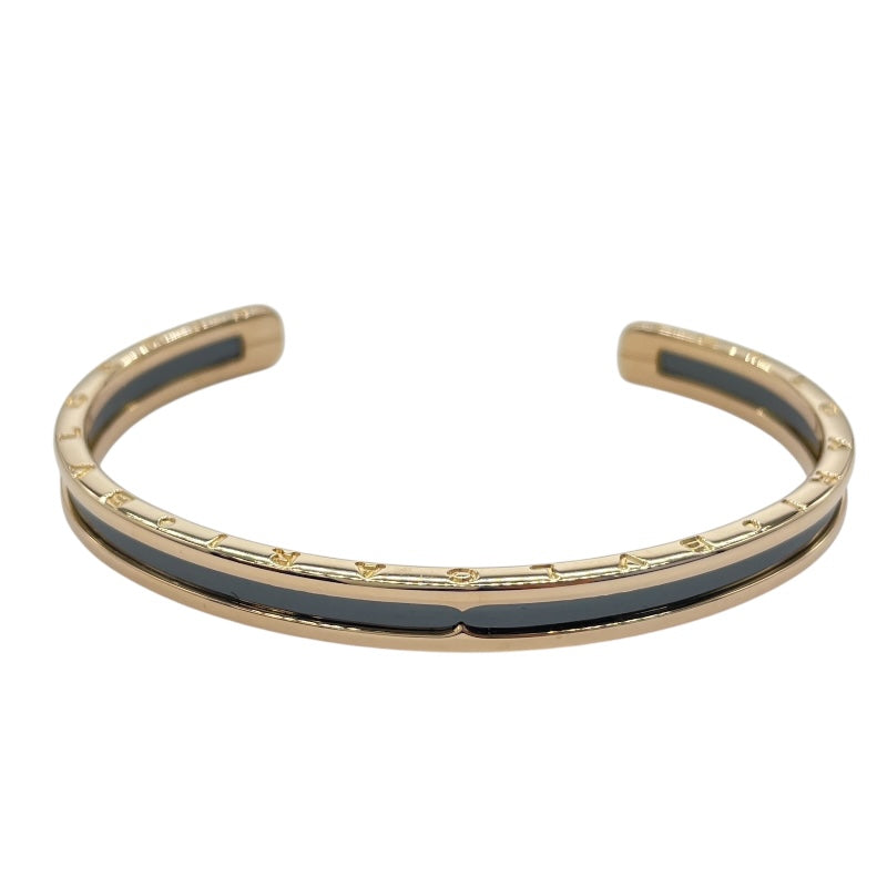 ブルガリ BVLGARI ビーゼロワンオープンバングル ピンクゴールド 750/STEEL ジュエリー