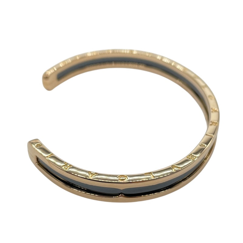 ブルガリ BVLGARI ビーゼロワンオープンバングル ピンクゴールド 750/STEEL ジュエリー