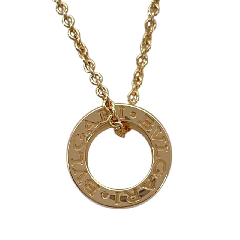 ブルガリ BVLGARI ビーゼロワンネックレス ピンクゴールド Au750/ホワイトセラミック ジュエリー