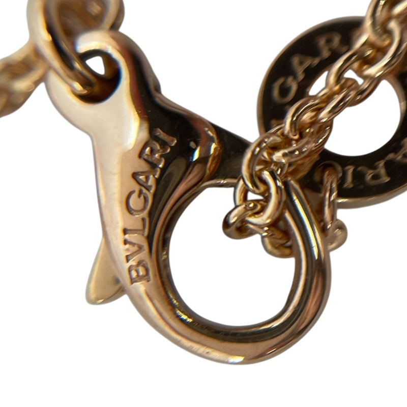ブルガリ BVLGARI ビーゼロワンネックレス ピンクゴールド Au750/ホワイトセラミック ジュエリー