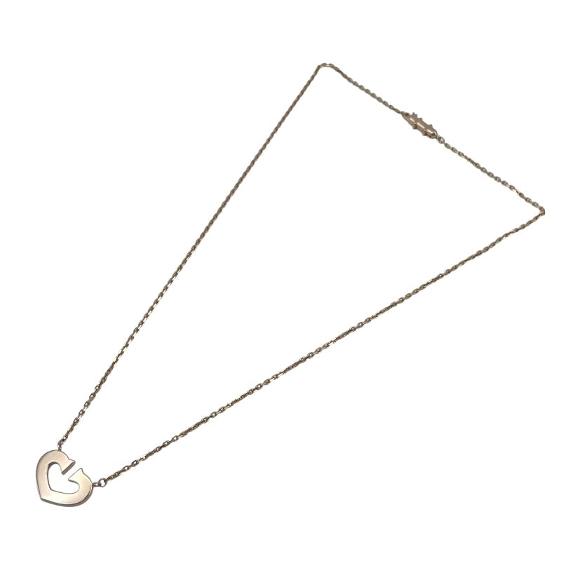 カルティエ Cartier Cハートネックレス ピンクゴールド 750 ジュエリー