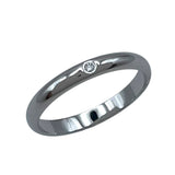 カルティエ Cartier 1895 ウェディング バンドリング 1PD プラチナ Pt950 ジュエリー