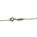 ティファニー TIFFANY＆CO リターントゥ ミニダブル ハートタグ ネックレス イエローゴールド Au750 ブルーエナメル ジュエリー