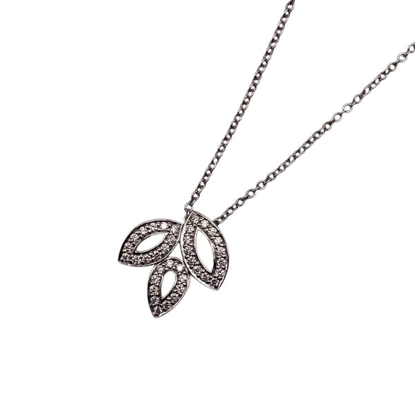 ハリーウィンストン HARRY WINSTON リリークラスターミニダイヤネックレス プラチナ Pt950/ダイヤモンド ジュエリー