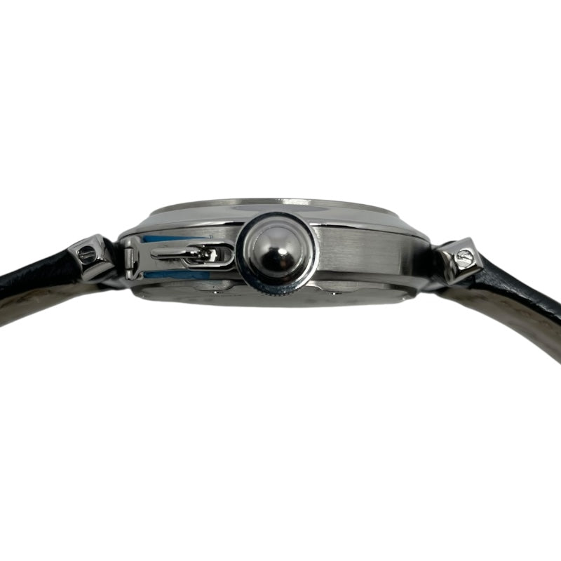 カルティエ Cartier パシャC W3106099 ブラック SS/革ベルト 自動巻き メンズ 腕時計