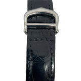 カルティエ Cartier パシャC W3106099 ブラック SS/革ベルト 自動巻き メンズ 腕時計