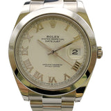 ロレックス ROLEX デイトジャスト41　 126300 ホワイト SS メンズ 腕時計