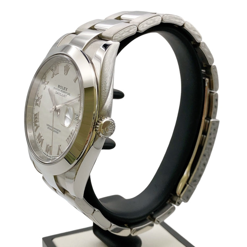 ロレックス ROLEX デイトジャスト41　 126300 ホワイト SS メンズ 腕時計