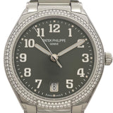 パテック・フィリップ PATEK PHILIPPE Twenty-4 オートマティック 7300/1200A-011 オリーブグリーン ソレイユ SS 自動巻き メンズ 腕時計