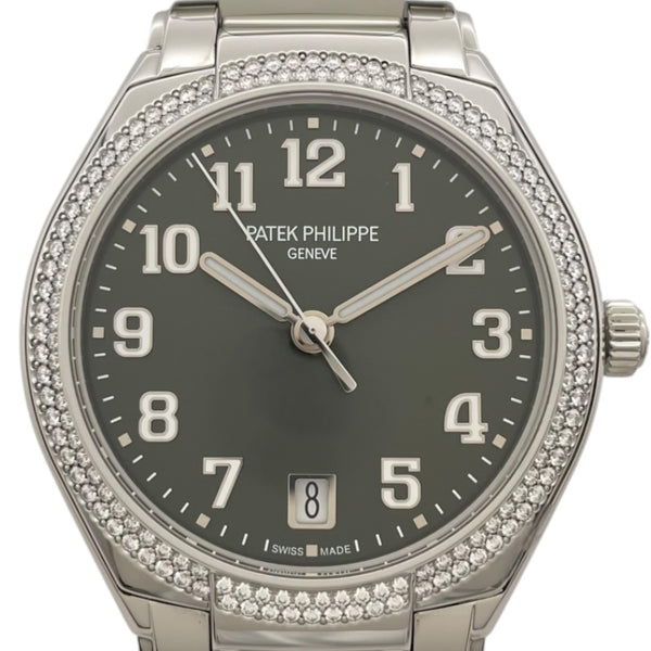 パテック・フィリップ PATEK PHILIPPE Twenty-4 オートマティック 7300/1200A-011 オリーブグリーン ソレイユ SS 自動巻き メンズ 腕時計