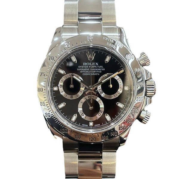 ロレックス ROLEX デイトナ 116520 ブラック ステンレススチール メンズ 腕時計