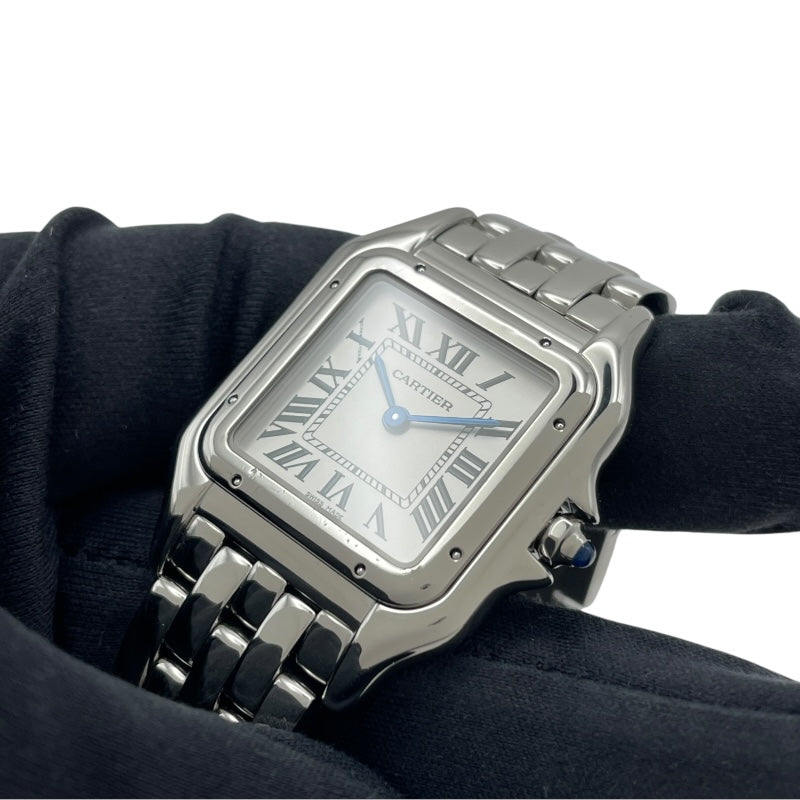 カルティエ Cartier パンテール ドゥカルティエ MM WSPN0007 シルバー SS レディース 腕時計