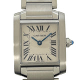 カルティエ Cartier タンクフランセーズSM W51008Q3 シルバー SS レディース 腕時計