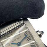 カルティエ Cartier タンクフランセーズSM W51008Q3 シルバー SS レディース 腕時計