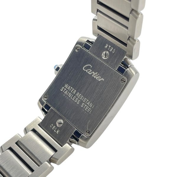 カルティエ Cartier タンクフランセーズSM W51008Q3 シルバー SS レディース 腕時計