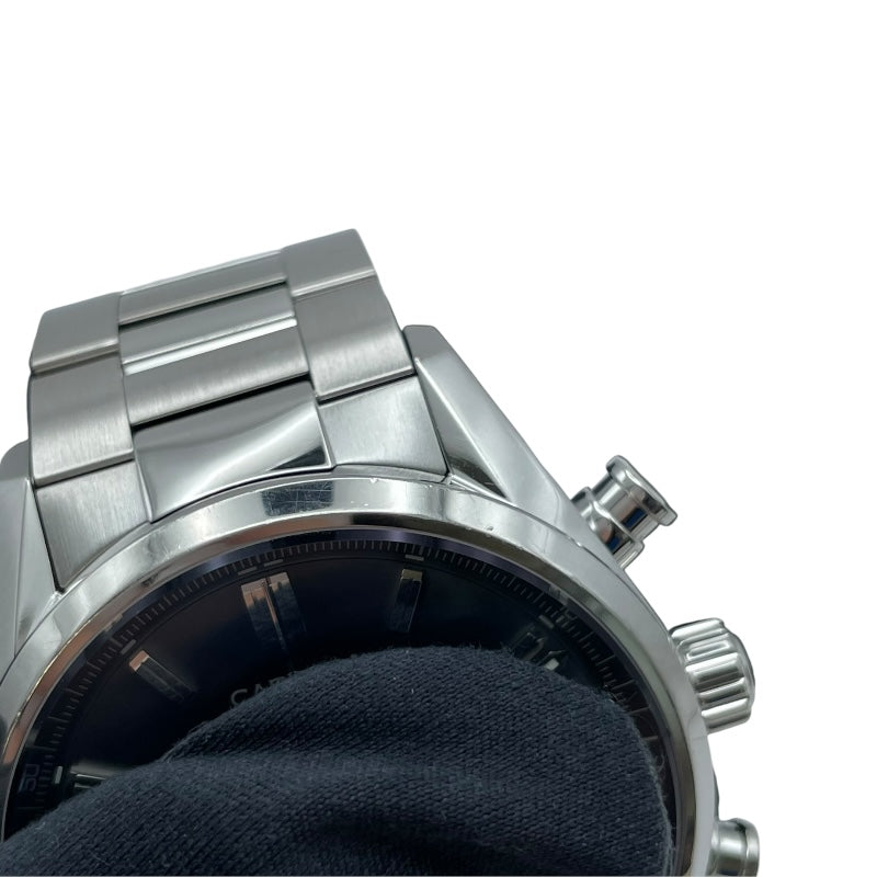 タグ・ホイヤー TAG HEUER カレラ キャリバーホイヤー02 クロノグラフ CBN2012.FC6483 グレー SS メンズ 腕時計
