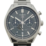 タグ・ホイヤー TAG HEUER カレラ キャリバーホイヤー02 クロノグラフ CBN2012.FC6483 グレー SS メンズ 腕時計