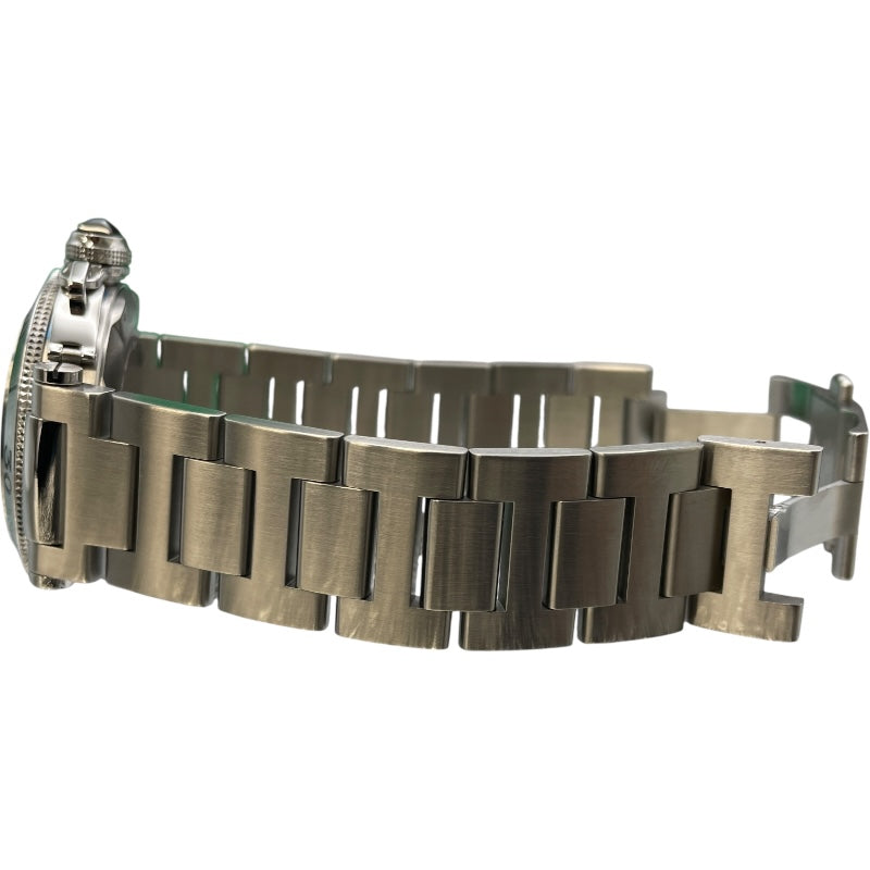 カルティエ Cartier パシャ シータイマー W31077M7 ブラック SS メンズ 腕時計