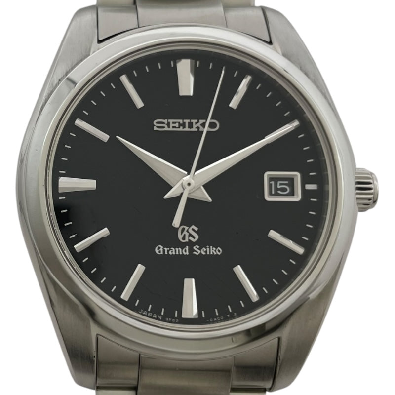 グランドセイコー Grand Seiko メンズウォッチ 9Fクォーツ SBGX061 ブラック SS メンズ 腕時計
