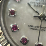 ロレックス ROLEX デイトジャスト26 ホワイトシェル Y番 79174 ホワイトシェル SS×WG レディース 腕時計
