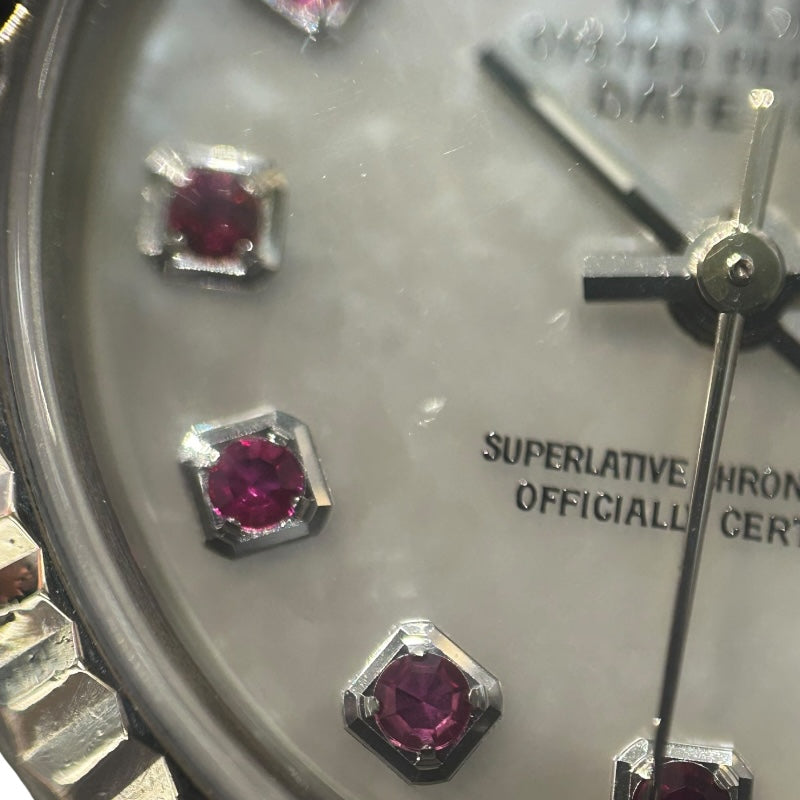 ロレックス ROLEX デイトジャスト26 ホワイトシェル Y番 79174 ホワイトシェル SS×WG レディース 腕時計