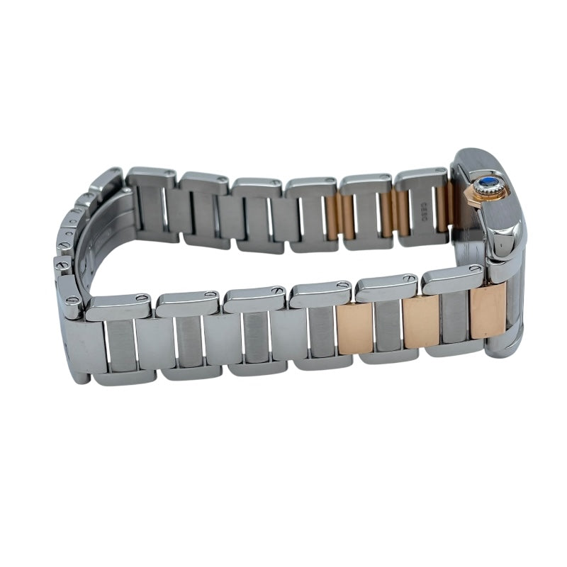 カルティエ Cartier タック アングレーズ SM W5310019 シルバー PG/SS クオーツ レディース 腕時計