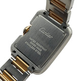 カルティエ Cartier タック アングレーズ SM W5310019 シルバー PG/SS クオーツ レディース 腕時計