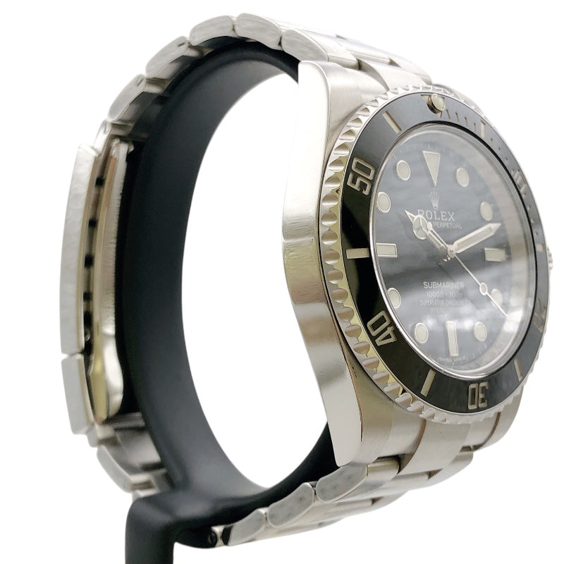ロレックス ROLEX サブマリーナ ノンデイト 114060 ブラック SS メンズ 腕時計