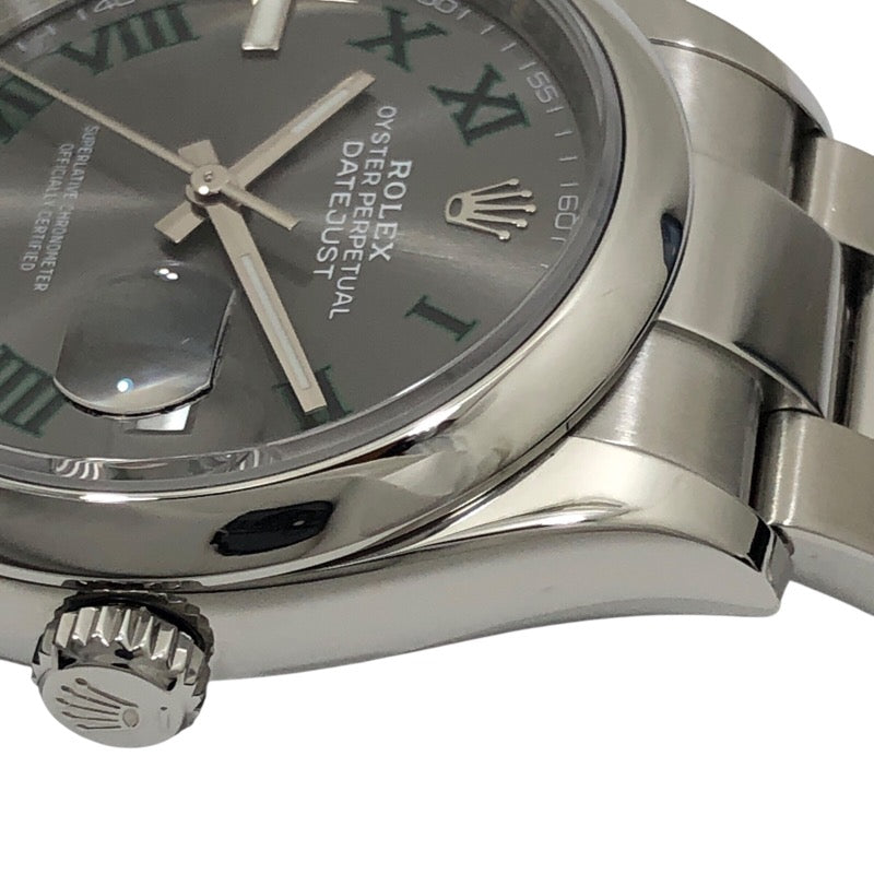 ロレックス ROLEX デイトジャスト36 ランダムシリアル 126200 スレート オイスターブレス SS メンズ 腕時計