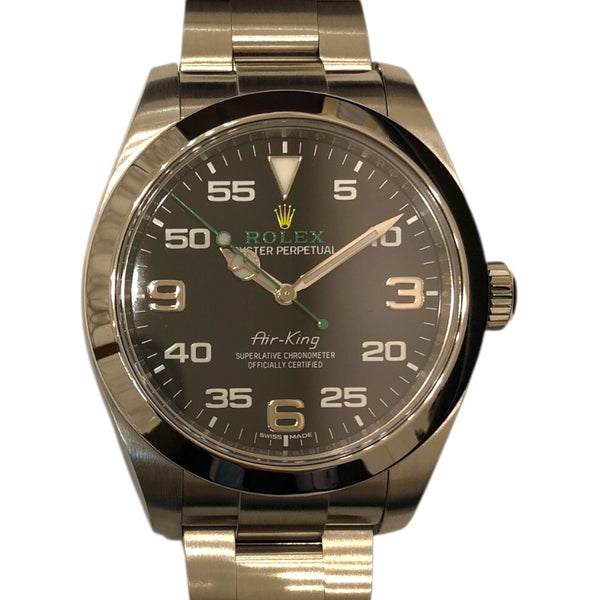 ロレックス ROLEX エアキング 116900 ブラック ステンレススチール　SS メンズ 腕時計
