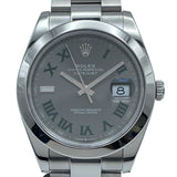 ロレックス ROLEX デイトジャスト41　スレート 126300 グレー SS メンズ 腕時計