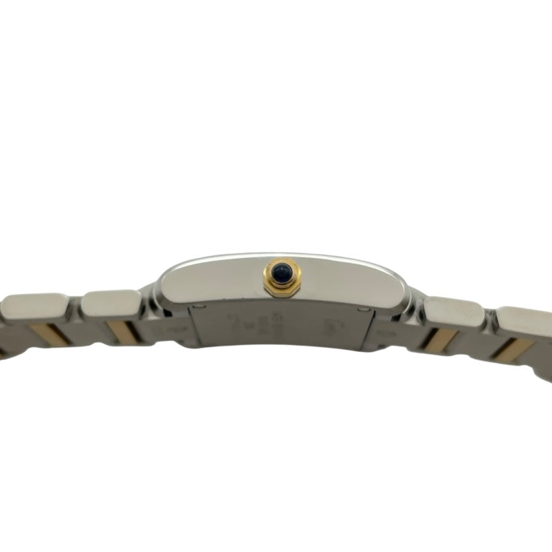 カルティエ Cartier タンク フランセーズ SM W51007Q4 ホワイト K18/SS レディース 腕時計