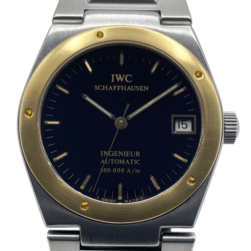 インターナショナルウォッチカンパニー IWC インヂュニア IW350804 ブラック YG/SS 自動巻き レディース 腕時計