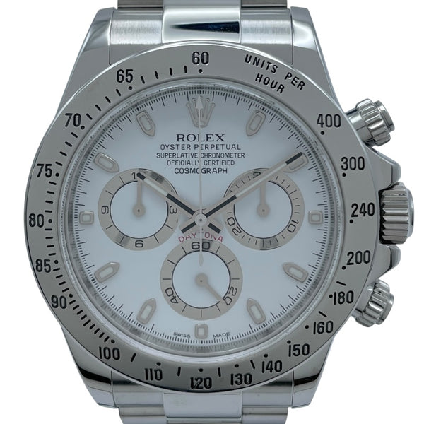 ロレックス ROLEX デイトナ 116520 ホワイト SS メンズ 腕時計