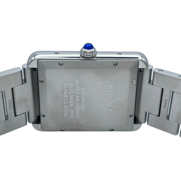 カルティエ Cartier タンクソロ XL W5200028 シルバー SS 自動巻き メンズ 腕時計