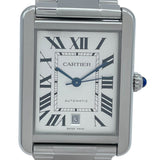 カルティエ Cartier タンクソロ XL W5200028 シルバー SS 自動巻き メンズ 腕時計