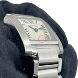 カルティエ Cartier タンクフランセーズ SM W51008Q3 ホワイト SS クオーツ レディース 腕時計