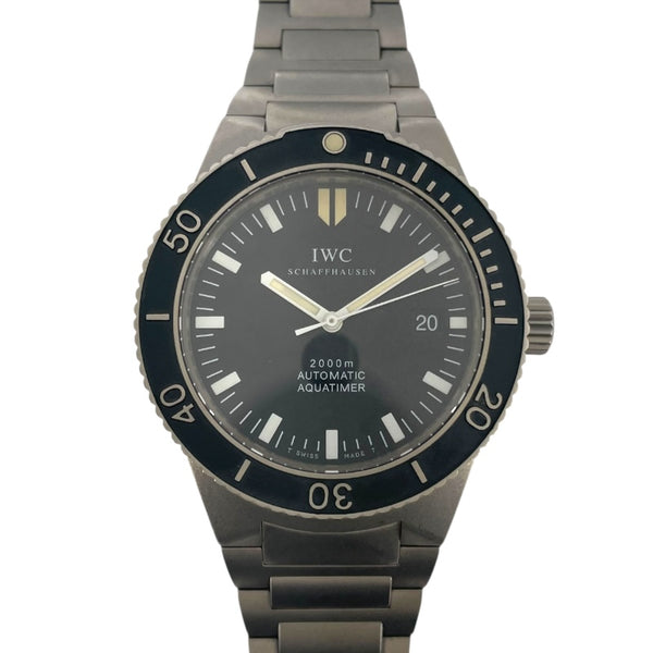 インターナショナルウォッチカンパニー IWC GST アクアタイマー IW353601 ブラック チタン メンズ 腕時計