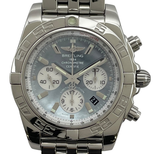 ブライトリング BREITLING クロノマット 44 ブルーシェル 日本400本限定 AB01103C ブルーシェル SS 自動巻き メンズ 腕時計