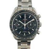 オメガ OMEGA スピードマスター ムーンフェイズ コーアクシャル マスタークロノメーター 304.30.44.52.01.001 ブラック SS メンズ 腕時計