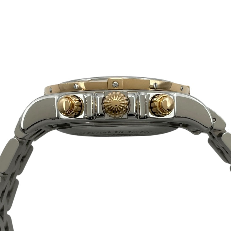 ブライトリング BREITLING クロノマット 44 CB011012 ブラック YG/SS 自動巻き メンズ 腕時計