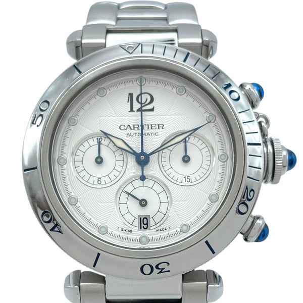 カルティエ Cartier パシャドゥカルティエ W31030H3 シルバー SS 自動巻き メンズ 腕時計