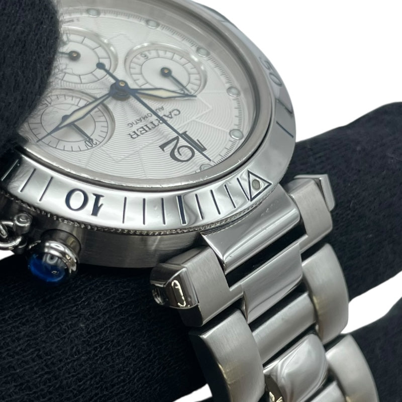 カルティエ Cartier パシャドゥカルティエ W31030H3 シルバー SS 自動巻き メンズ 腕時計