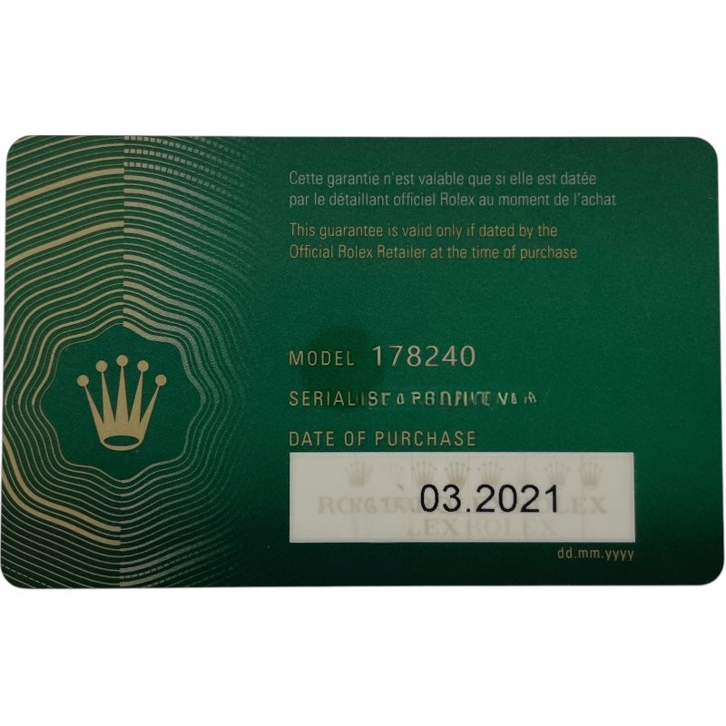 ロレックス ROLEX デイトジャスト31 178240 シャンパン SS 自動巻き ユニセックス 腕時計