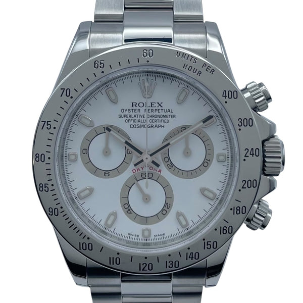ロレックス ROLEX デイトナ 116520 ホワイト SS メンズ 腕時計