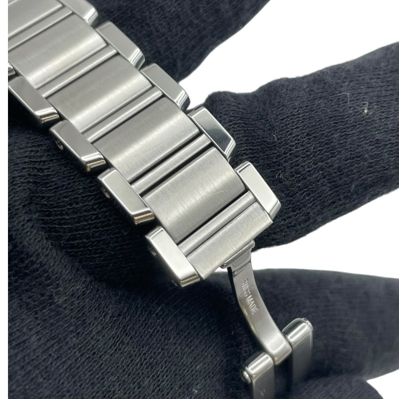 カルティエ Cartier タンクフランセーズ SM W51008Q3 ホワイト SS クオーツ レディース 腕時計