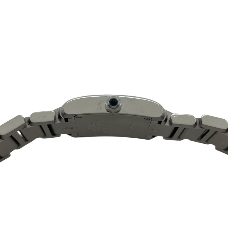 カルティエ Cartier タンクフランセーズ SM W51008Q3 ホワイト SS クオーツ レディース 腕時計