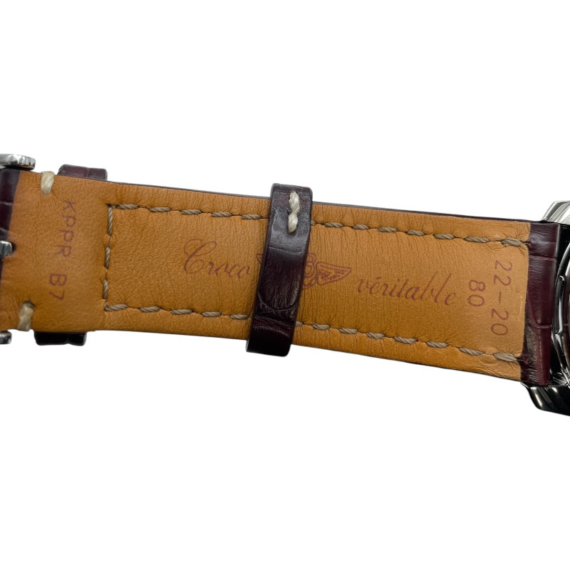 ブライトリング BREITLING ナビタイマー モンブリラン オリンパス A19350 シルバー SS 自動巻き メンズ 腕時計