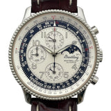ブライトリング BREITLING ナビタイマー モンブリラン オリンパス A19350 シルバー SS 自動巻き メンズ 腕時計