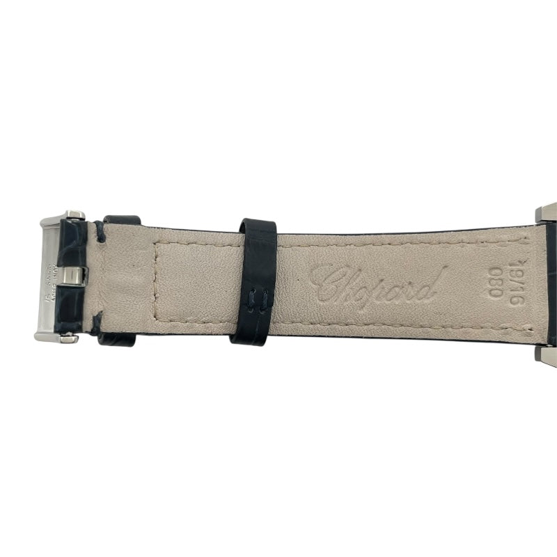 ショパール Chopard サンモリッツ クロノグラフ 26/8390 ブラック SS メンズ 腕時計